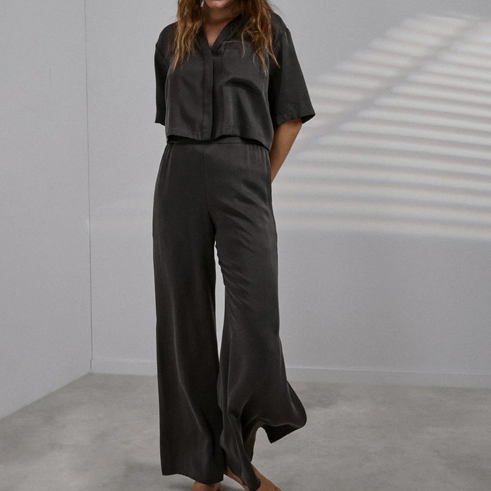 Lunya Washable Silk High Rise Pant Set